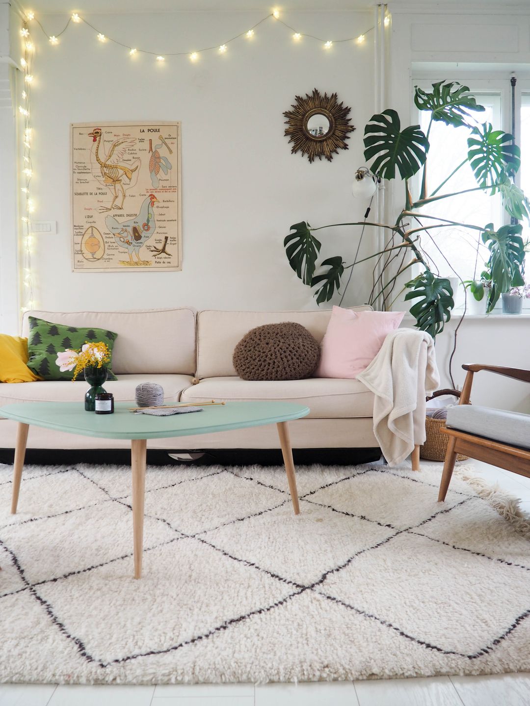 Table basse tripode avec pieds compas DIY tutoriel gentlemen designers