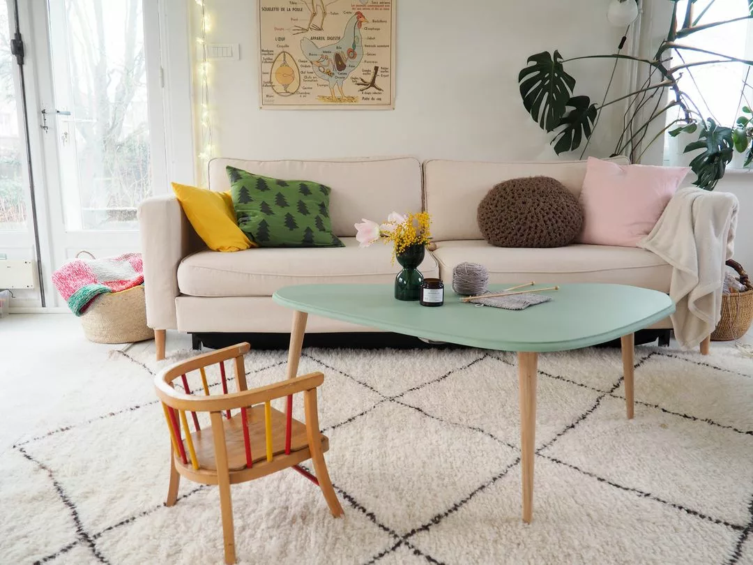 Table basse tripode avec pieds compas DIY tutoriel gentlemen designers