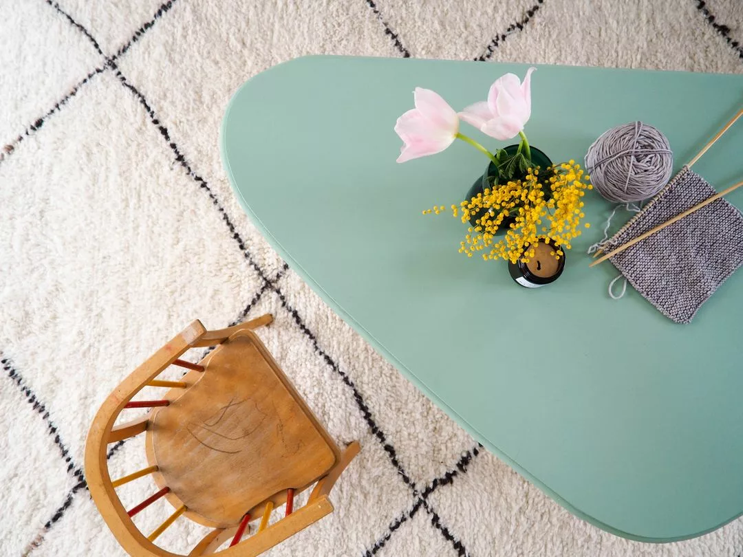 Table basse tripode avec pieds compas DIY tutoriel gentlemen designers