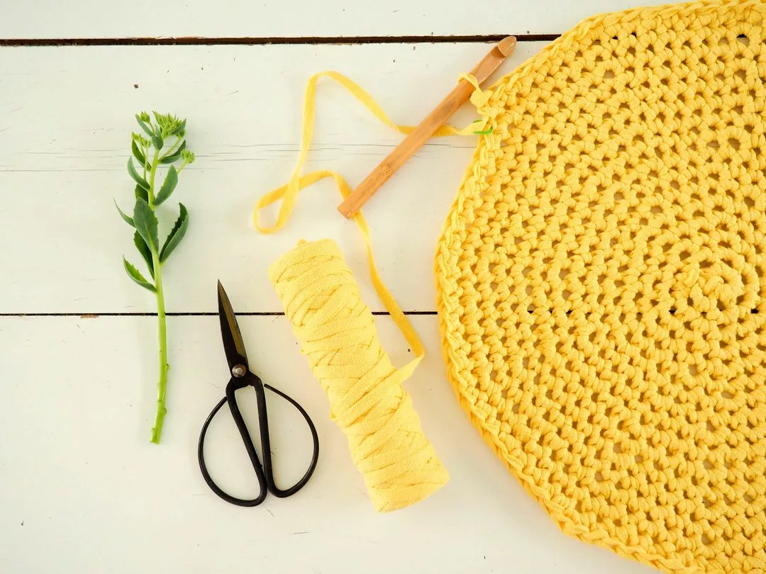 Patron coussin rond au crochet facile DIY simple pattern circle crochet