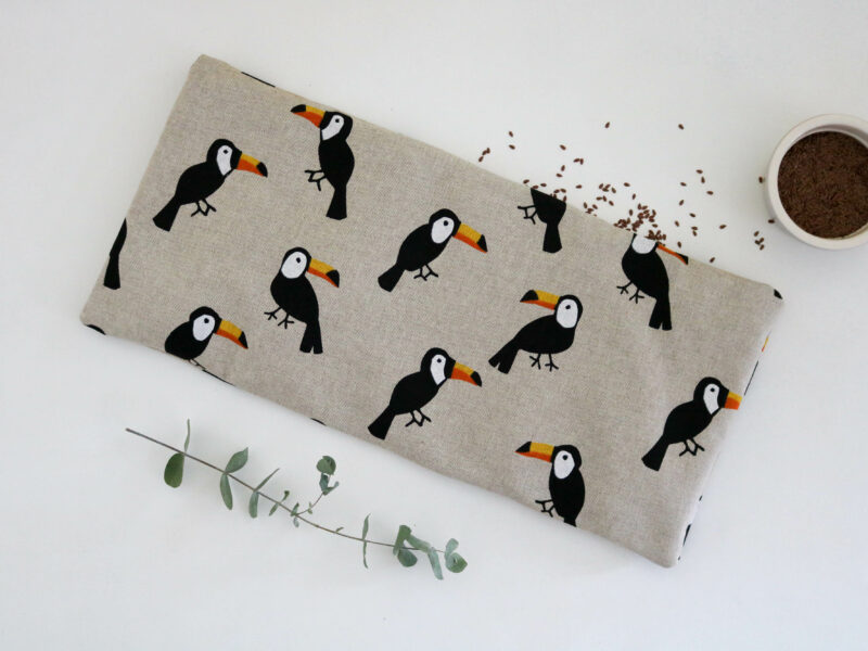 Bouillotte en graines de lin Toucans – Image 4