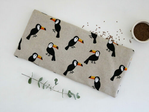 Bouillotte en graines de lin Toucans