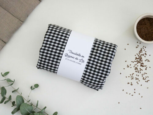 Bouillotte en graines de lin coussin chauffant relaxant bonjour tangerine france (72) Bouillotte en graines de lin coussin chauffant relaxant bonjour tangerine france vichy