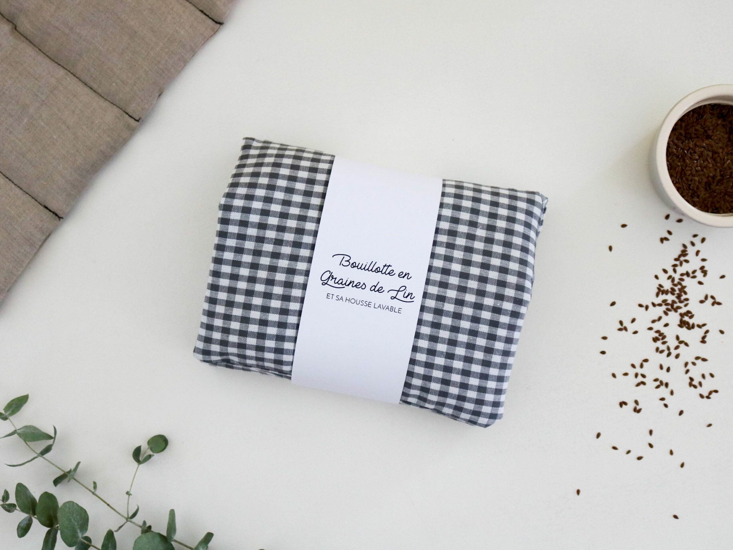 Bouillotte en graines de lin coussin chauffant relaxant bonjour tangerine france (78)