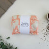 Bouillotte en graines de lin Cygnes Roses