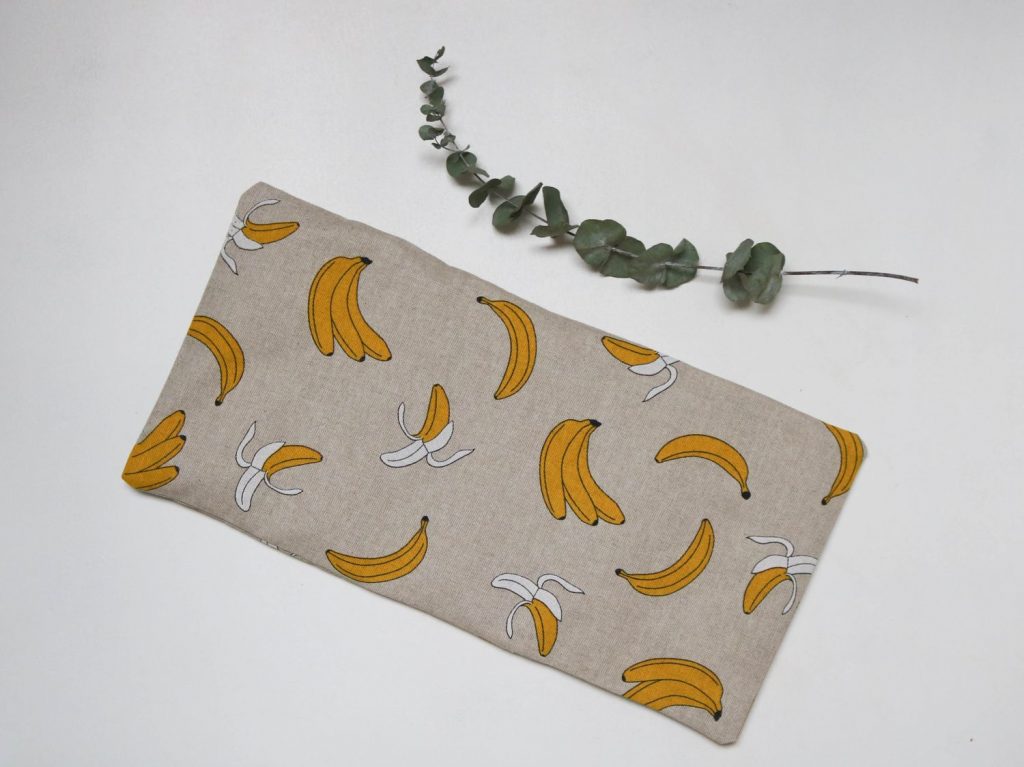 Bouillotte en graines de lin Bananes – Image 3