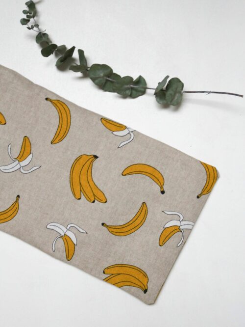 Bouillotte en graines de lin Bananes