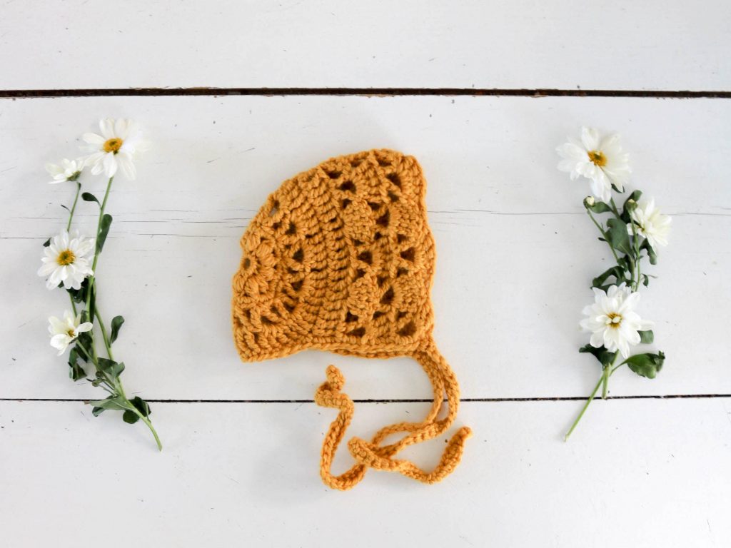 béguin bébé bonnet au crochet facile