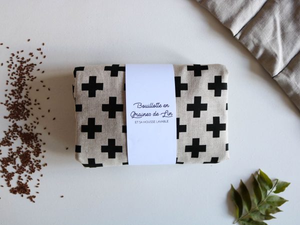 Bouillotte en graines de lin avec housse lavable bouillotte séche (36)