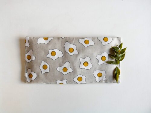 Bouillotte en graines de lin avec housse lavable bouillotte séche (4) Bouillotte en graines de lin Oeufs