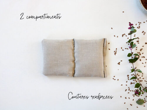 Bouillotte en graines de lin bouillotte sèche