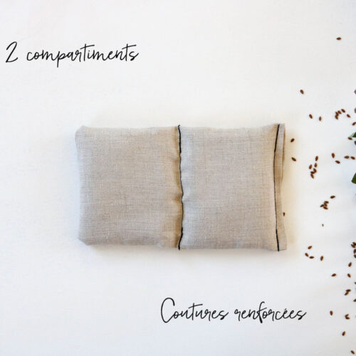 Bouillotte en graines de lin bouillotte sèche