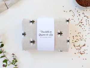 Bouillotte en graines de lin bouillotte sèche abeilles