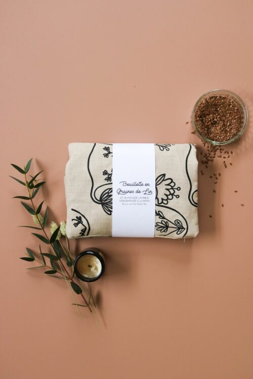 bouillotte sèche graines de lin utérus regles (1) La grande bouillotte en graines de lin Utérus