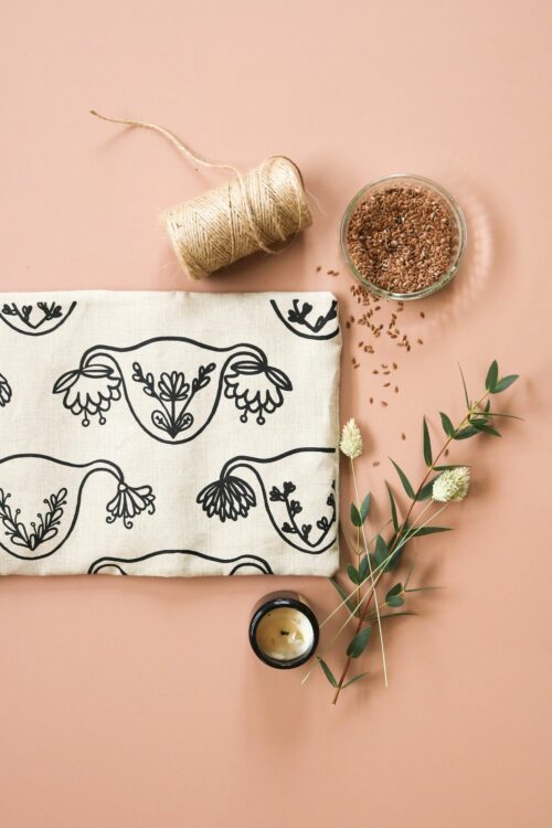 bouillotte sèche graines de lin utérus regles (3) La grande bouillotte en graines de lin Utérus