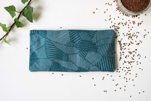 Petite Bouillotte sèche en graines de lin X A Demain - Parcelles Émeraude