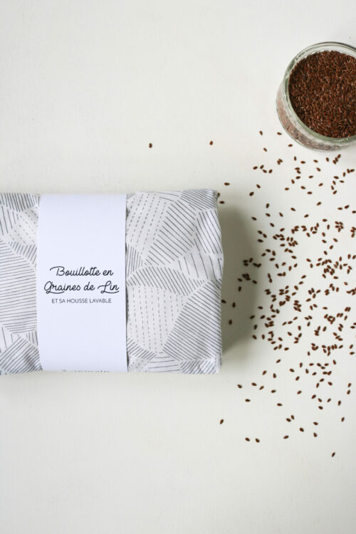 Bouillotte en graines de lin A demain (5) Bouillotte sèche en graines de lin X A Demain - Parcelles