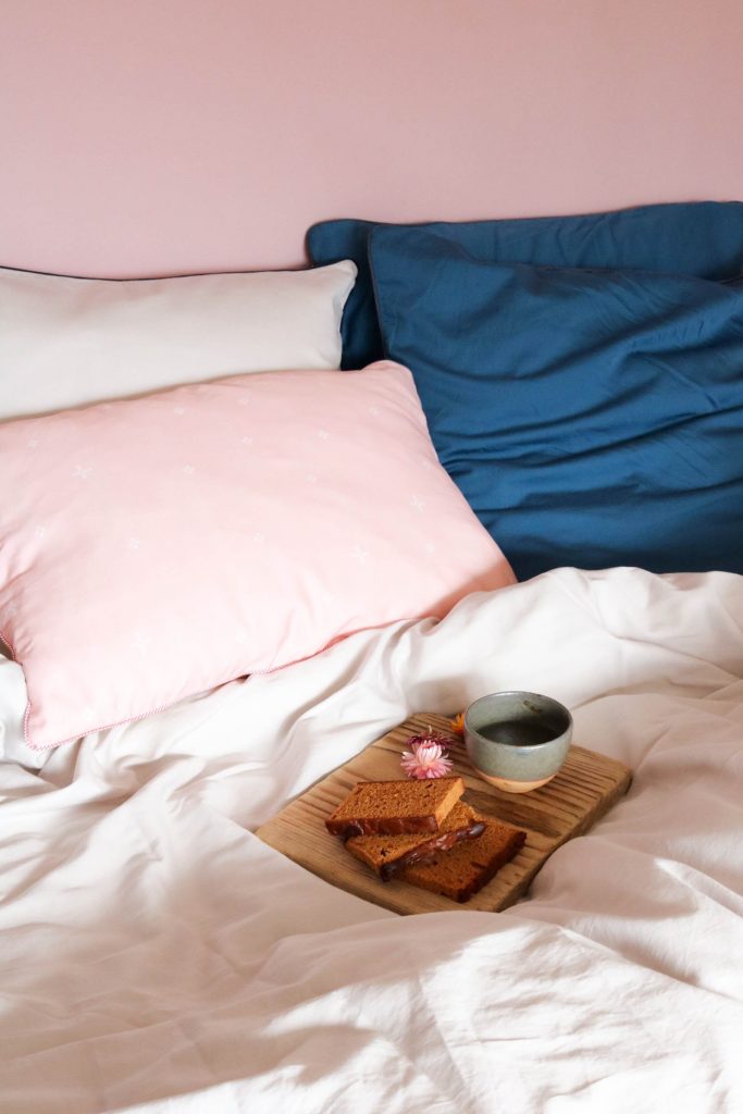 Parure de lit fabriqué en France dans le Nord Brume