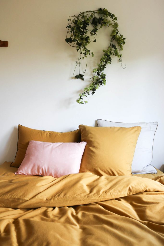 Parure de lit fabriqué en France dans le Nord houblon