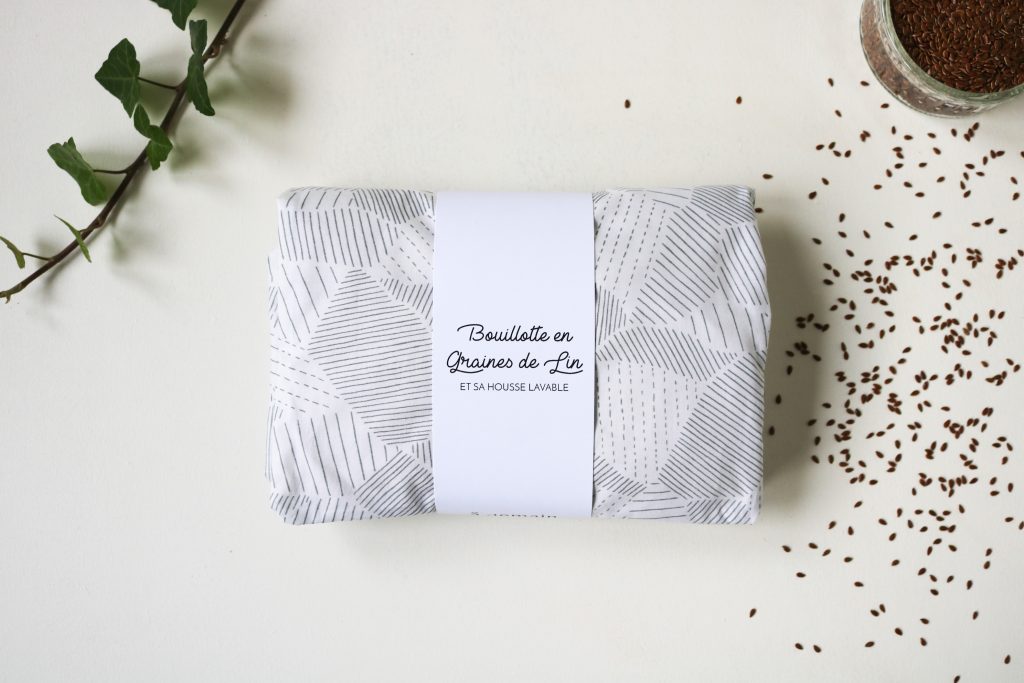 Bouillottes en graines de lin local