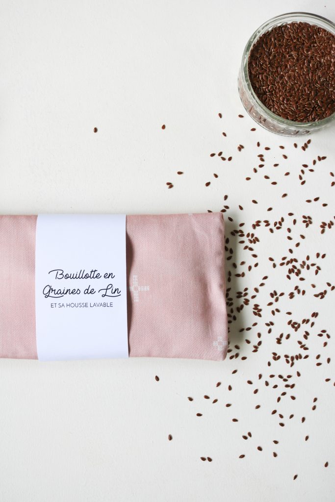Bouillottes en graines de lin local