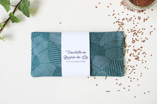 Bouillottes en graines de lin local
