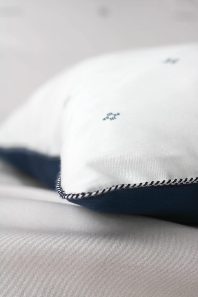 Parure de lit fabriqué en France dans le Nord Carreaux des Flandres