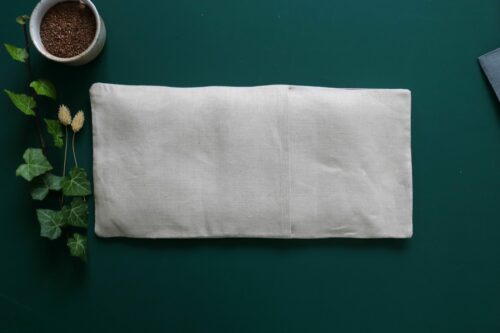 La grande bouillotte en graines de lin Cœur