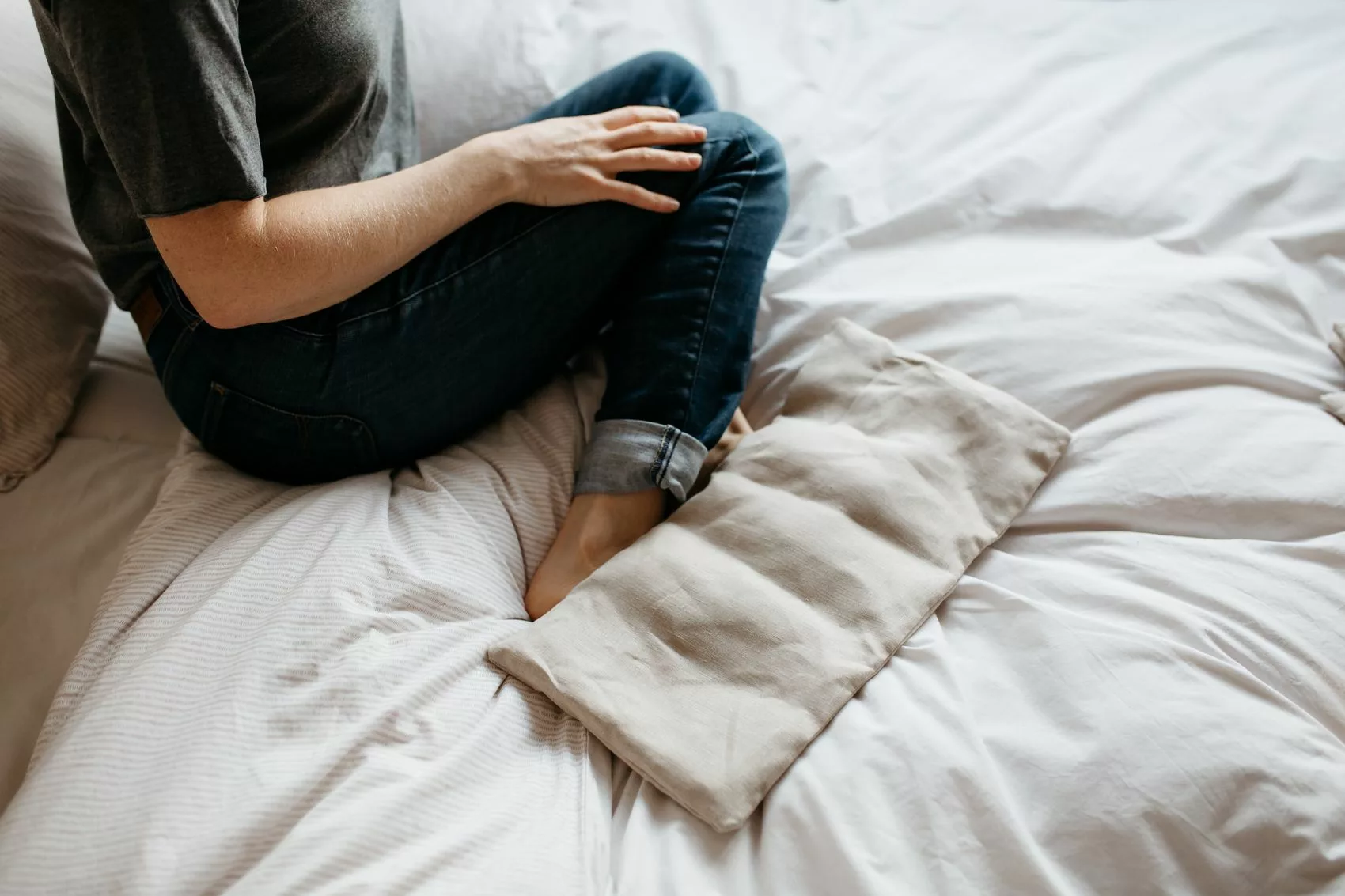 Utiliser une bouillotte en graines de lin