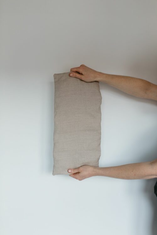 La grande bouillotte en graines de lin - Brique