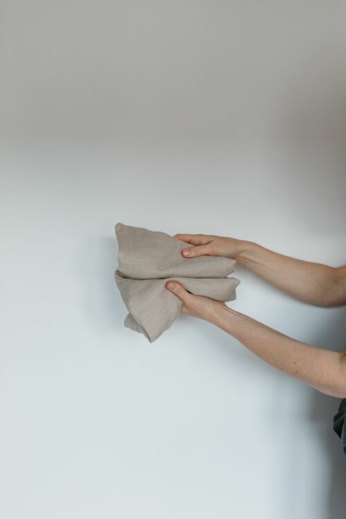 La grande bouillotte en graines de lin - Brique