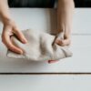 Petite bouillotte en graines de lin