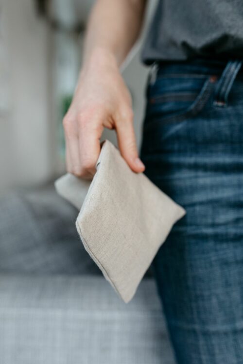 BONJOUR TANGERINE - STUDIO PRINTEMPS - HD-86_1 La petite bouillotte en graines de lin Pois