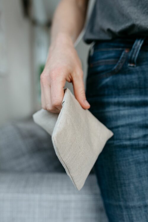 BONJOUR TANGERINE - STUDIO PRINTEMPS - HD-87_1 La petite bouillotte en graines de lin - Brique