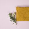 Petite bouillotte sèche en graines de lin - Moutarde