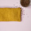 Petite bouillotte sèche en graines de lin - Moutarde