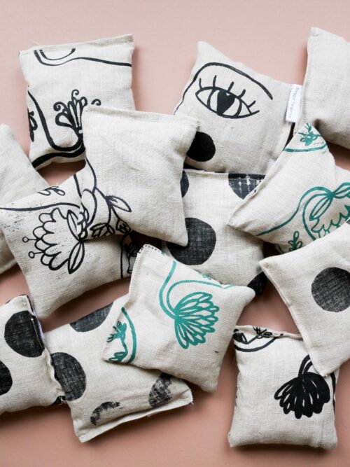 Le duo de chaufferettes en graines de lin