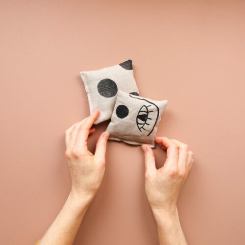 Le duo de chaufferettes en graines de lin