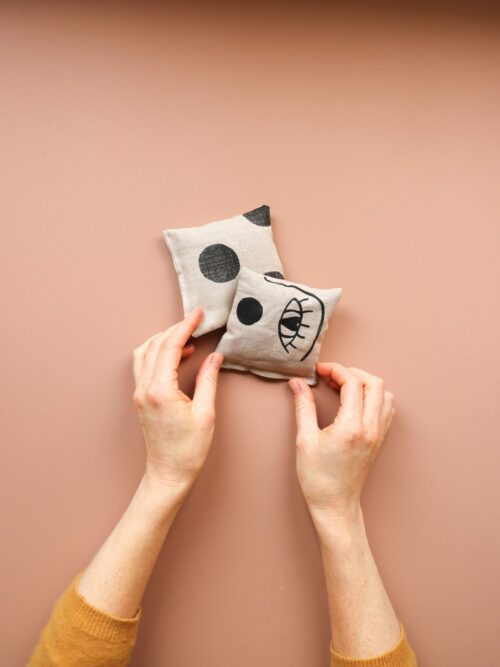 Le duo de chaufferettes en graines de lin