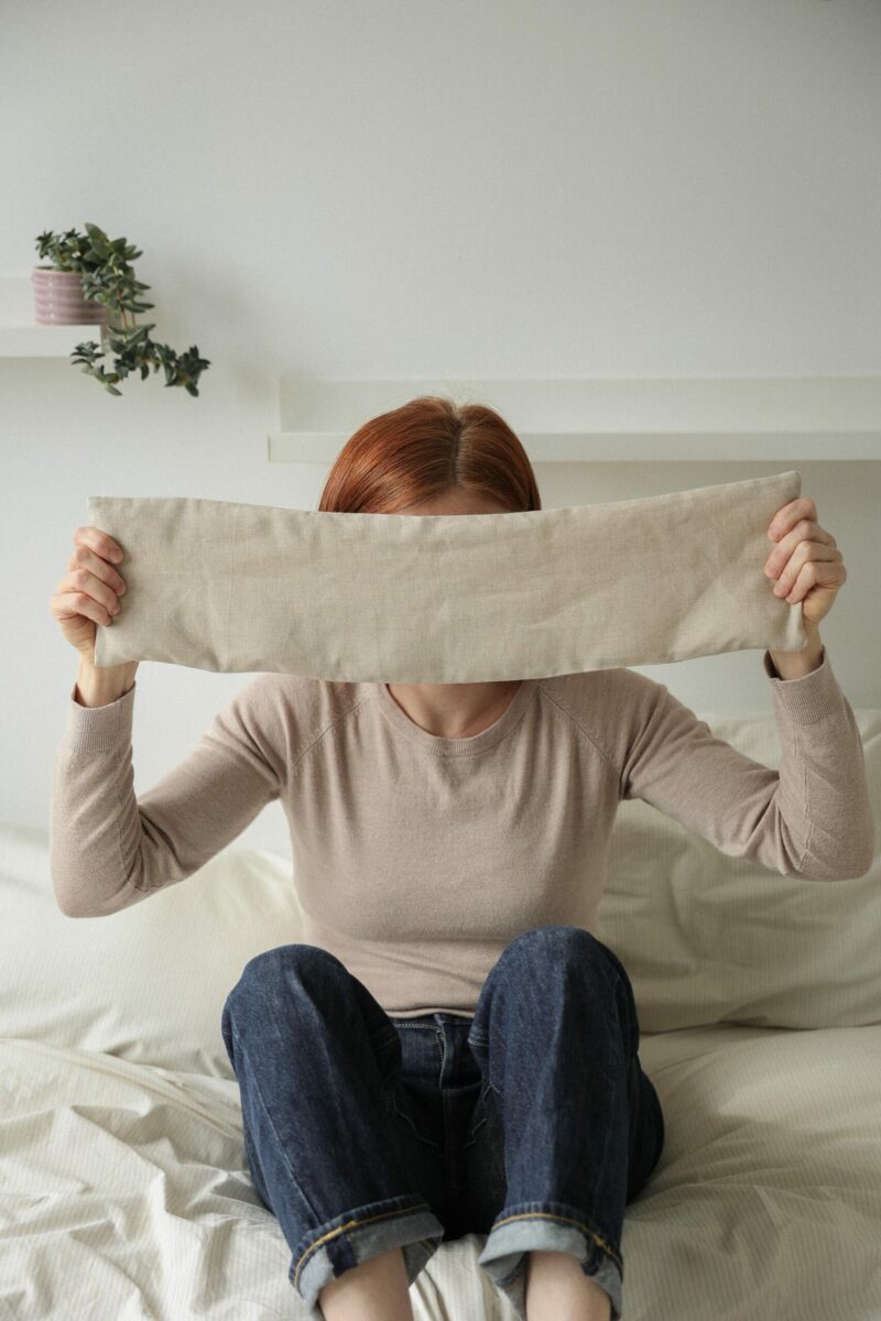 Bouillotte en graines de lin cervicale