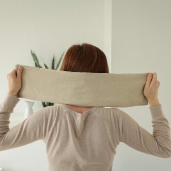 Bouillotte en graines de lin cervicales