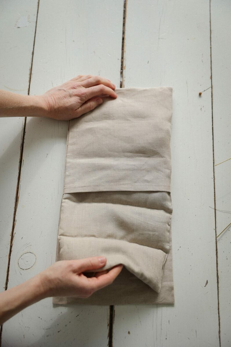 La grande bouillotte en graines de lin Lunes – Image 5