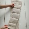 Bouillotte en graines de lin cervicale coussin housse
