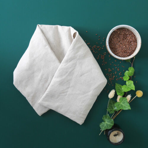 bouillotte en graines de lin spéciale cervicale