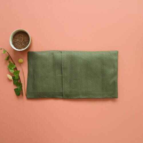 grande bouillotte en graines de lin verte (7) La grande bouillotte en graines de lin - Mousse