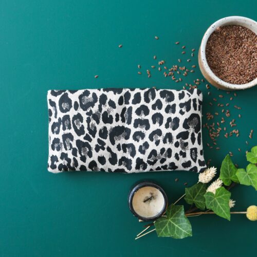 petite bouillotte en graines de lin sèche léopard (1) La petite bouillotte en graines de lin - Graou