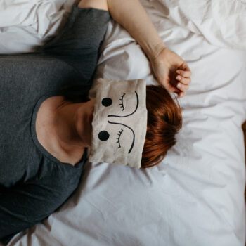 Petit coussin lesté pour les yeux, chaleur ou froid, relaxant et naturel.