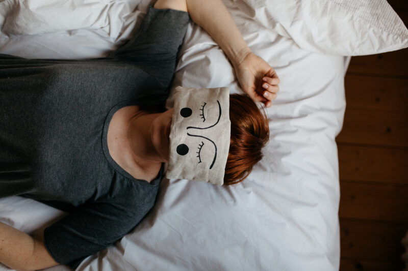 Petit coussin lesté pour les yeux, chaleur ou froid, relaxant et naturel.