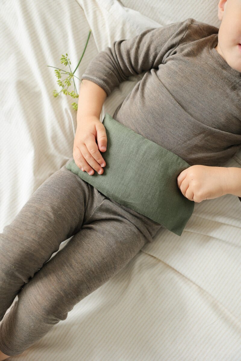 La petite bouillotte en graines de lin - Mousse – Image 6