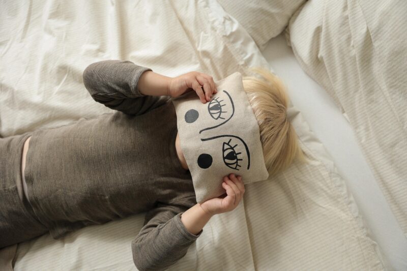 La petite bouillotte en graines de lin yeux eveil – Image 8